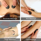 Master Massage 28 St Hot Stone Set Massagesteine 100% Basaltstein mit Eleganter Bambuskiste