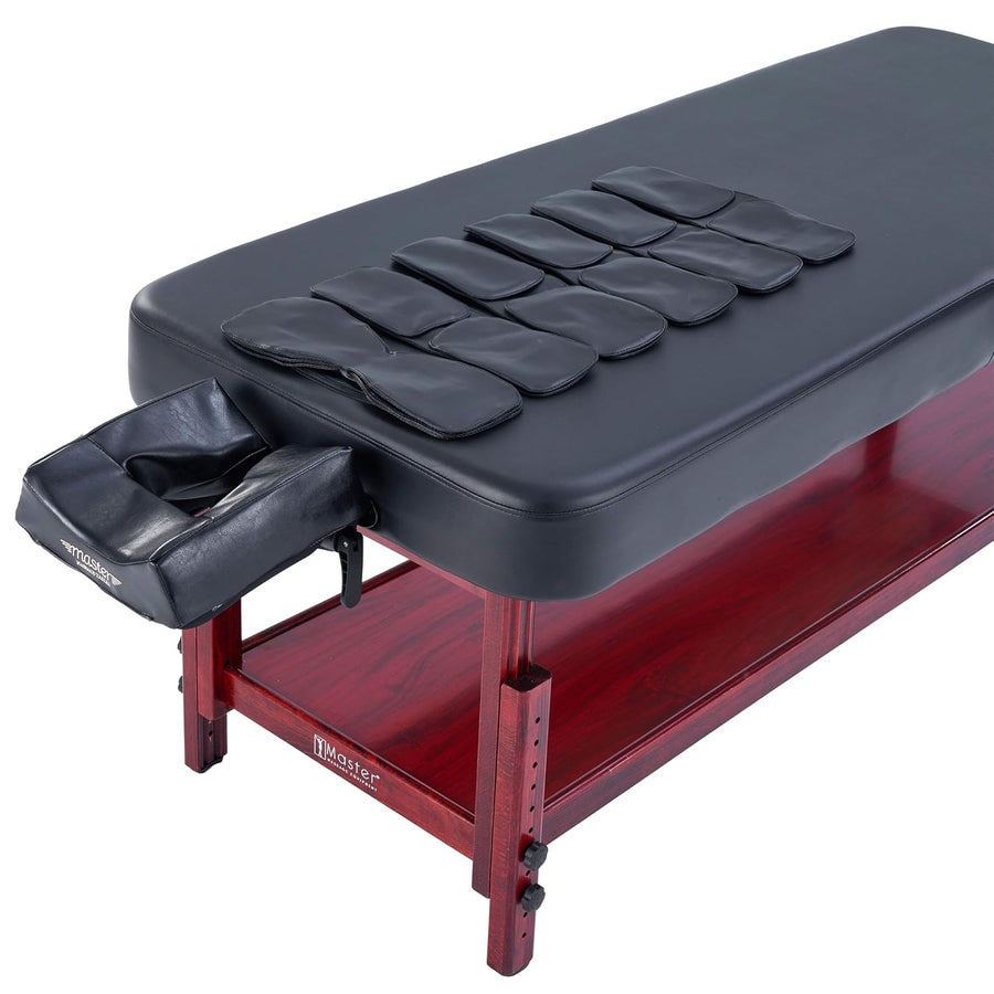 Master Massage 76cm AirMaster-II Ganzkörper-Stretching Airwave-Massagetherapieliege mit Airbags. 3D-Lendenwirbel-Traktion – für Nacken, Rücken, Taille, Hüfte und Schmerzlinderung Chiropraktiktisch