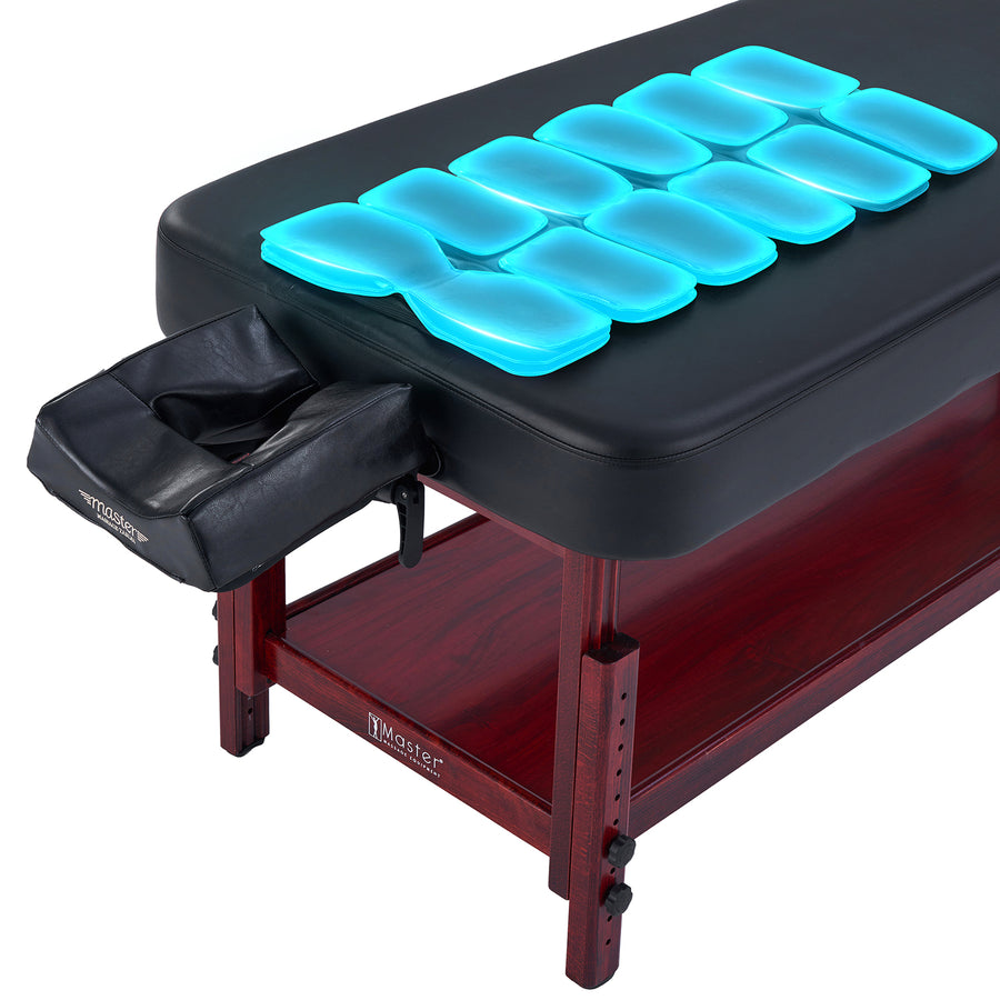 Master Massage 76cm AirMaster-II Ganzkörper-Stretching Airwave-Massagetherapieliege mit Airbags. 3D-Lendenwirbel-Traktion – für Nacken, Rücken, Taille, Hüfte und Schmerzlinderung Chiropraktiktisch