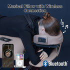 Master Massage Ultra Plush MusicMaster Gesichtskissen Nasenhorn Kopfkissen mit Memory Schaum und Hi-Fi Lautsprecher Bluetooth AUX für Massageliege Massagebank Schwarz