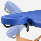 Master Massage 69cm Brady™ Mobile Massageliege mit Klappbares Holzgestell-Himmelblau