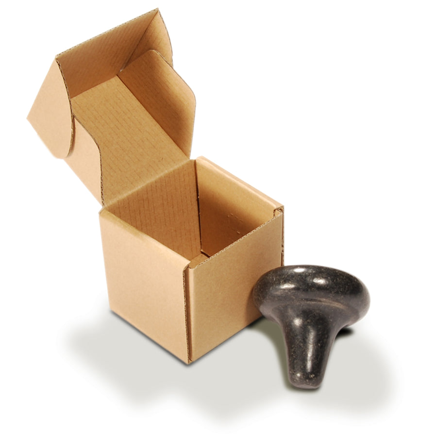 Master Massage Pilzförmiger Basalt Stein für Hot Stone Massage Triggerpunkte Tool 1 St
