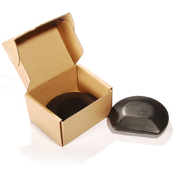 Master Massage Basalt Steine 3/4 Rund für Hot Stone Gua Sha Steine 2er Pack