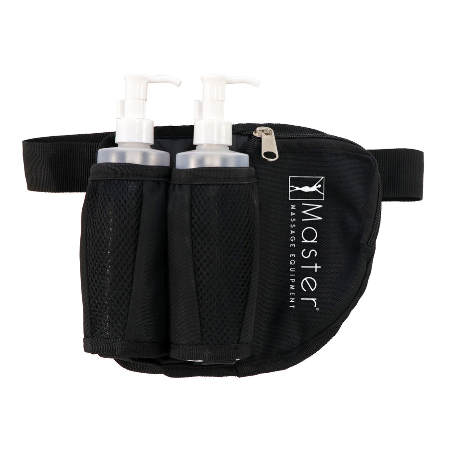 Master Massage Öl-Flaschenhalter Hüfttasche inkl. Spender Flasche, ca. 250ml