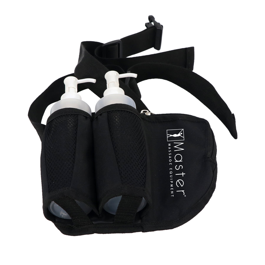 Master Massage Öl-Flaschenhalter Hüfttasche inkl. Spender Flasche, ca. 250ml