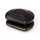 Master Massage Basalt Steine 3/4 Rund für Hot Stone Gua Sha Steine 2er Pack