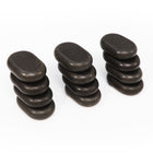 Master Massage Mittel Ovular Basalt Hot Stone Massagesteine 6.4cm x 4.6cm x 1.8cm (12St)