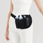 Master Massage Öl-Flaschenhalter Öl-Holster Doppelflasche Hüfttasche inkl. 2 x Spender Flasche, ca. 250ml