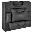 Master Massage 76cm Monaco Airwave Full Body Stretching Portable Massage Therapietable with Airbags, 3D Lumbar Traction - Neck, Back, Waist, Hip Relaxation & Pain Relief for Professional & Home Use Chiropractic Table (Black)