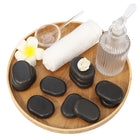 Master Massage Mittel Ovular Basalt Hot Stone Massagesteine 6.4cm x 4.6cm x 1.8cm (12St)