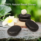 Master Massage Mittel Ovular Basalt Hot Stone Massagesteine 6.4cm x 4.6cm x 1.8cm (12St)