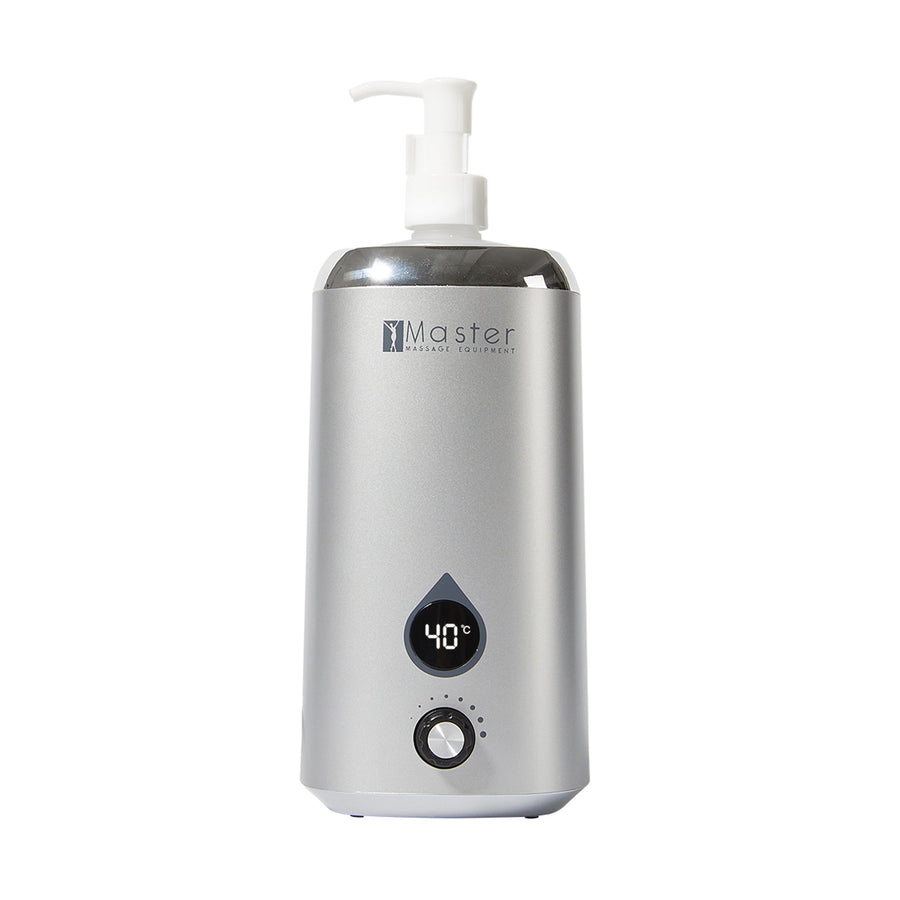 Master Massage Gen-II 3-Ölflaschen Erwärmer mit Temperaturregler LED Display für Massageöl Lotion inkl. 3 x Spenderflasche