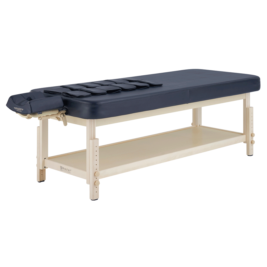 Master Massage 76cm AirMaster-I Ganzkörper-Stretching Airwave-Massagetherapieliege mit Airbags. 3D-Lendenwirbel-Traktion – Entspannung von Nacken, Rücken, Taille, Hüfte und Schmerzlinderung für den professionellen und Chiropraktiktisch