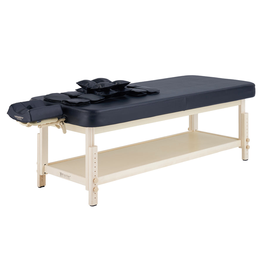 Master Massage 76cm AirMaster-I Ganzkörper-Stretching Airwave-Massagetherapieliege mit Airbags. 3D-Lendenwirbel-Traktion – Entspannung von Nacken, Rücken, Taille, Hüfte und Schmerzlinderung für den professionellen und Chiropraktiktisch