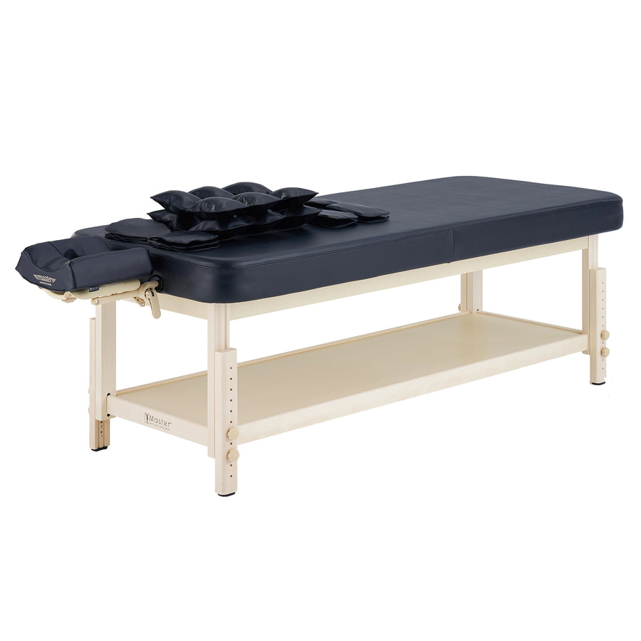 Master Massage 76cm AirMaster-I Ganzkörper-Stretching Airwave-Massagetherapieliege mit Airbags. 3D-Lendenwirbel-Traktion – Entspannung von Nacken, Rücken, Taille, Hüfte und Schmerzlinderung für den professionellen und Chiropraktiktisch