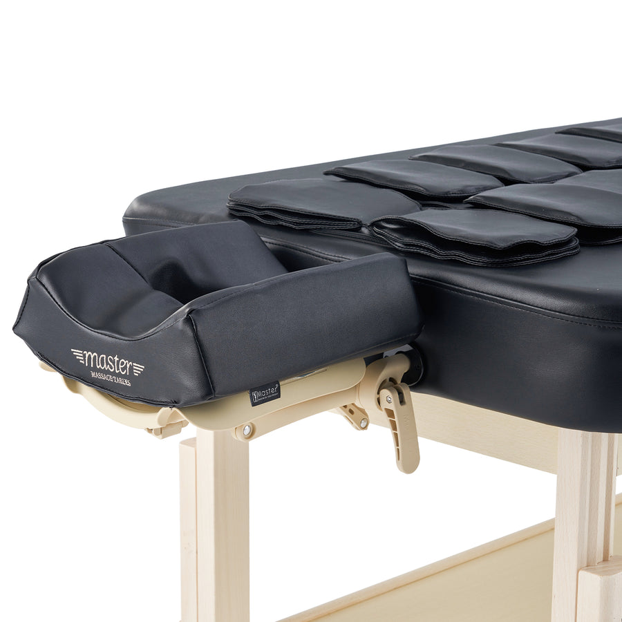 Master Massage 76cm AirMaster-I Ganzkörper-Stretching Airwave-Massagetherapieliege mit Airbags. 3D-Lendenwirbel-Traktion – Entspannung von Nacken, Rücken, Taille, Hüfte und Schmerzlinderung für den professionellen und Chiropraktiktisch