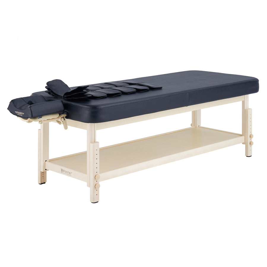 Master Massage 76cm AirMaster-I Ganzkörper-Stretching Airwave-Massagetherapieliege mit Airbags. 3D-Lendenwirbel-Traktion – Entspannung von Nacken, Rücken, Taille, Hüfte und Schmerzlinderung für den professionellen und Chiropraktiktisch