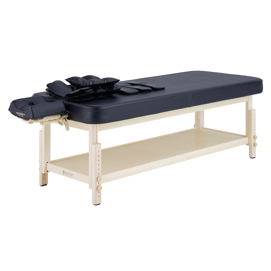 Master Massage 76cm AirMaster-I Ganzkörper-Stretching Airwave-Massagetherapieliege mit Airbags. 3D-Lendenwirbel-Traktion – Entspannung von Nacken, Rücken, Taille, Hüfte und Schmerzlinderung für den professionellen und Chiropraktiktisch