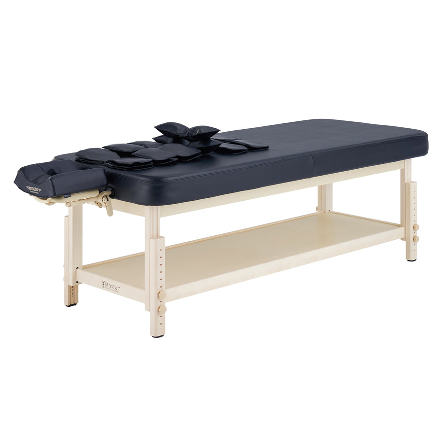 Master Massage 76cm AirMaster-I Ganzkörper-Stretching Airwave-Massagetherapieliege mit Airbags. 3D-Lendenwirbel-Traktion – Entspannung von Nacken, Rücken, Taille, Hüfte und Schmerzlinderung für den professionellen und Chiropraktiktisch