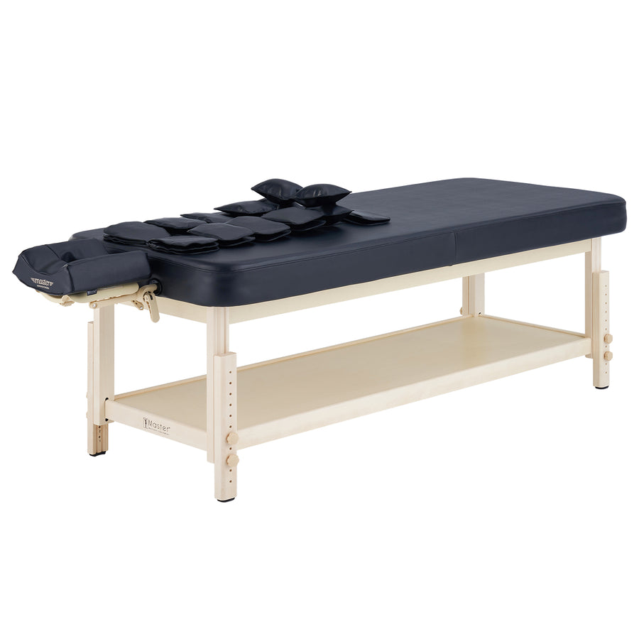 Master Massage 76cm AirMaster-I Ganzkörper-Stretching Airwave-Massagetherapieliege mit Airbags. 3D-Lendenwirbel-Traktion – Entspannung von Nacken, Rücken, Taille, Hüfte und Schmerzlinderung für den professionellen und Chiropraktiktisch