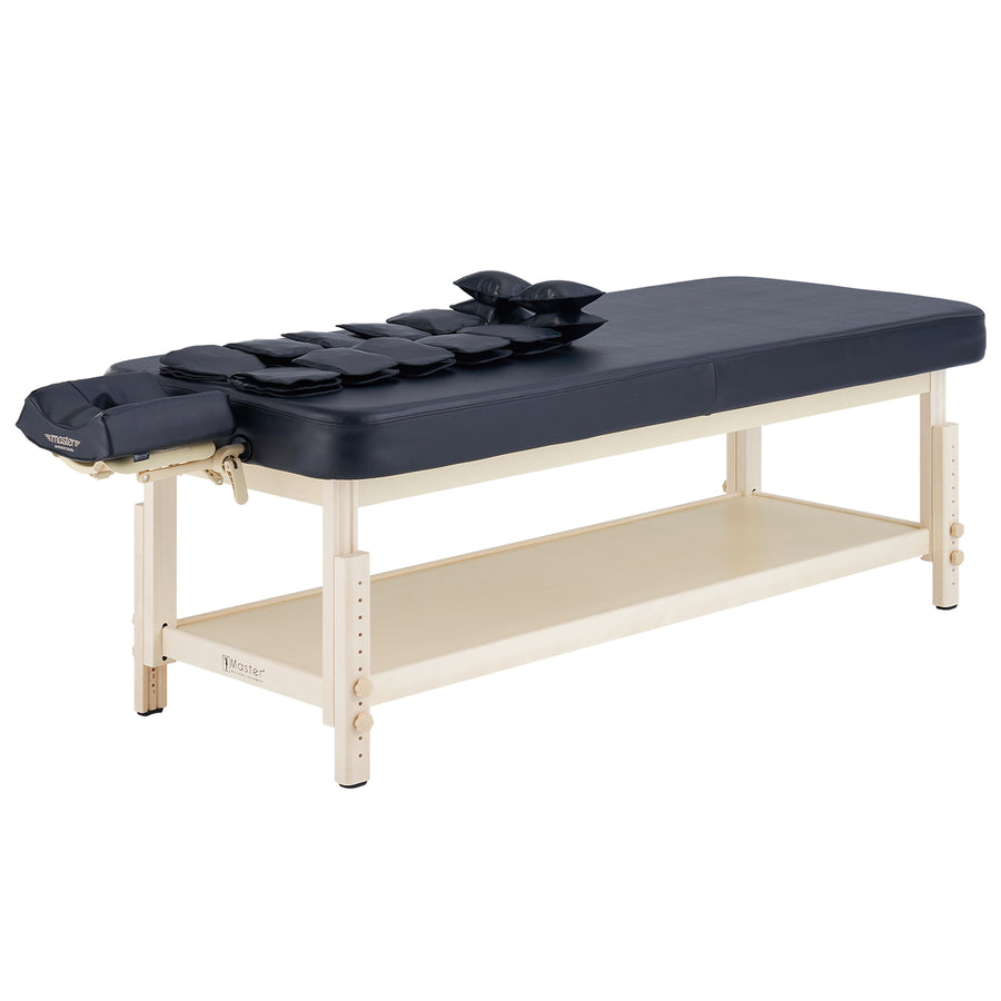 Master Massage 76cm AirMaster-I Ganzkörper-Stretching Airwave-Massagetherapieliege mit Airbags. 3D-Lendenwirbel-Traktion – Entspannung von Nacken, Rücken, Taille, Hüfte und Schmerzlinderung für den professionellen und Chiropraktiktisch