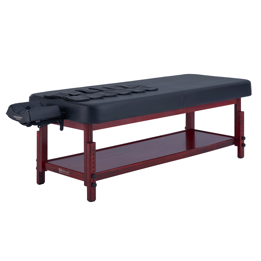 Master Massage 76cm AirMaster-II Ganzkörper-Stretching Airwave-Massagetherapieliege mit Airbags. 3D-Lendenwirbel-Traktion – für Nacken, Rücken, Taille, Hüfte und Schmerzlinderung Chiropraktiktisch