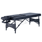 Master Massage 76cm Monaco Airwave Full Body Stretching Portable Massage Therapietable with Airbags, 3D Lumbar Traction - Neck, Back, Waist, Hip Relaxation & Pain Relief for Professional & Home Use Chiropractic Table (Black)