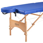 Master Massage 69cm Brady™ Mobile Massageliege mit Klappbares Holzgestell-Himmelblau