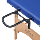 Master Massage 69cm Brady™ Mobile Massageliege mit Klappbares Holzgestell-Himmelblau