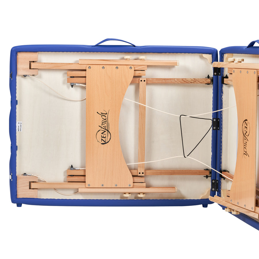Master Massage 69cm Brady™ Mobile Massageliege mit Klappbares Holzgestell-Himmelblau