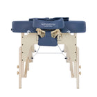 Master Massage 76cm Concord Airwave Full Body Stretching Portable Massage Therapietable with Reiki Panel and Airbags. 3D Lumbar Traction - Neck, Back, Waist, Hip Relaxation & Pain Relief for Professional& Home Use Chiropractic Table (Royal Blue)