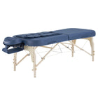 Master Massage 76cm Concord Airwave Full Body Stretching Portable Massage Therapietable with Reiki Panel and Airbags. 3D Lumbar Traction - Neck, Back, Waist, Hip Relaxation & Pain Relief for Professional& Home Use Chiropractic Table (Royal Blue)