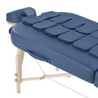 Master Massage 76cm Concord Airwave Full Body Stretching Portable Massage Therapietable with Reiki Panel and Airbags. 3D Lumbar Traction - Neck, Back, Waist, Hip Relaxation & Pain Relief for Professional& Home Use Chiropractic Table (Royal Blue)