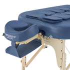 Master Massage 76cm Concord Airwave Full Body Stretching Portable Massage Therapietable with Reiki Panel and Airbags. 3D Lumbar Traction - Neck, Back, Waist, Hip Relaxation & Pain Relief for Professional& Home Use Chiropractic Table (Royal Blue)