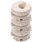 Master Massage 6 x Bezüge Überzug für Kopfpolster 100% Baumwolle Waschbar 6er Pack Naturfarbe