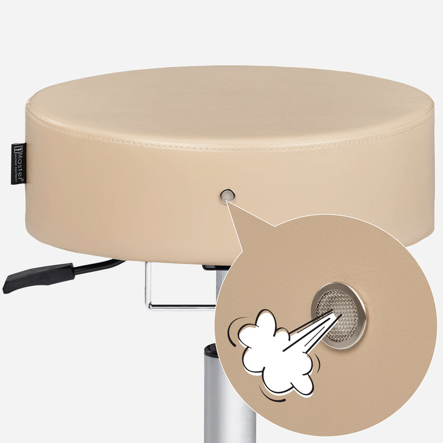 Master Massage Costco™ Glider Rollhocker Drehhocker Kosmetikhocker Beige
