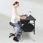 Master Massage Sattelhocker Rollhocker Kosmetikhocker Braun
