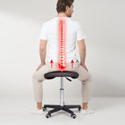 Master Massage Sattelhocker Rollhocker Kosmetikhocker Braun