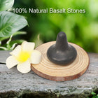 Master Massage Pilzförmiger Basalt Stein für Hot Stone Massage Triggerpunkte Tool 1 St
