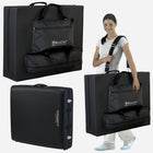 Master Massage 71cm NewPort™ Mobile Massagetherapieliege mit Ambiente Lichtpaket Klappbarem Holzgestell-Königsblau