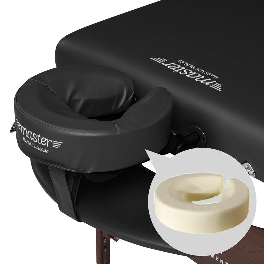 Master Massage 71cm NewPort™ Mobile Massagetherapieliege mit Ambiente Lichtpaket Klappbarem Holzgestell-Königsblau