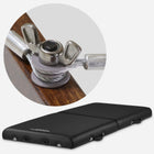 Master Massage 71cm NewPort™ Mobile Massagetherapieliege mit Ambiente Lichtpaket Klappbarem Holzgestell-Königsblau