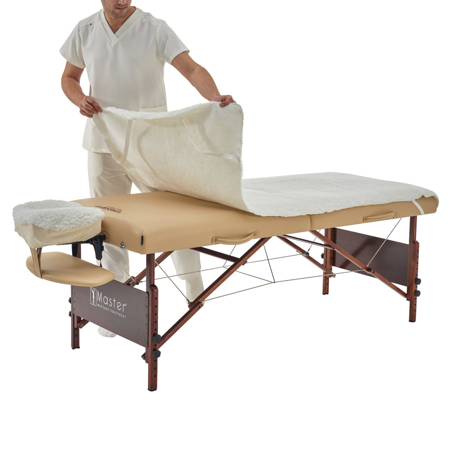 Massageliege Massagebank Massagetisch Massagebett Mobile Massage Klappbare Liege Kofferliege Überzug Bezug Warm Massage Waschbar Kopfkissen Gesichtskissen Kopfteil