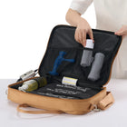 Master Massage Wärmetasche für Hot-Stone-Massagen mit einstellbarer Temperaturregelung – tragbarer Wärmer für Massagesteine und Handtücher, Braun.