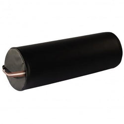 Master Massage Knierolle Vollrolle Nackenrolle 22.8cm X 66cm, Lagerungshilfe, Lagerungsrolle für Massage Therapie und Massageliege, Schwarz