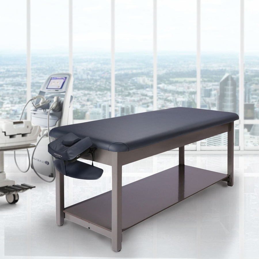 Master Massage 76cm Bahama Stationäre Massageliege Physiotherapie Tisch, König Blau