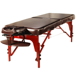 Master Massage 71cm Monroe Mobil tragbar Massageliege Massagebett Massagebank Kosmetikliege in 3 Farben America Brand (Chocolate)