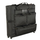 Master Massage Transportkoffer mit Schultergurt & Rädern für 64cm~79cm Massageliegen Nylon noch leichterer Transport-Schwarz
