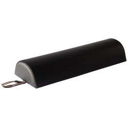 Master Massage Knierolle Halbrolle Nackenrolle, 15 cm, Lagerungshilfe klein, Lagerungsrolle Rollen Polster für Massage / Therapie und Massageliege, Schwarz