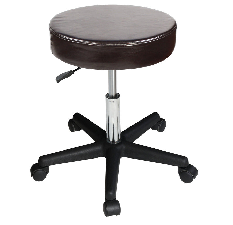 Master Massage Non-Costco Rollhocker Drehhocker Arbeitshocker Praxishocker Kosmetikhocker Hocker, Kaffeefarben
